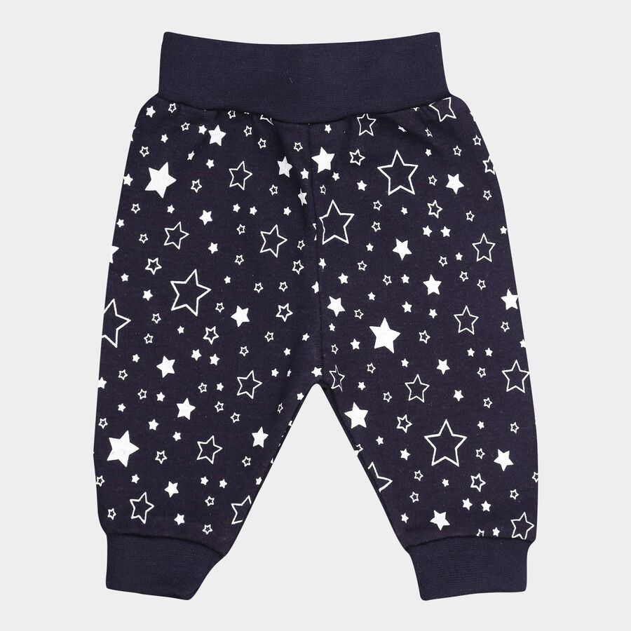 Infants Printed Pyjama, Navy Blue, large image number null