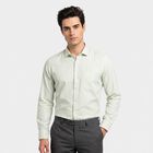 Men Mint Green Regular Fit Formal Shirt, Light Green, small