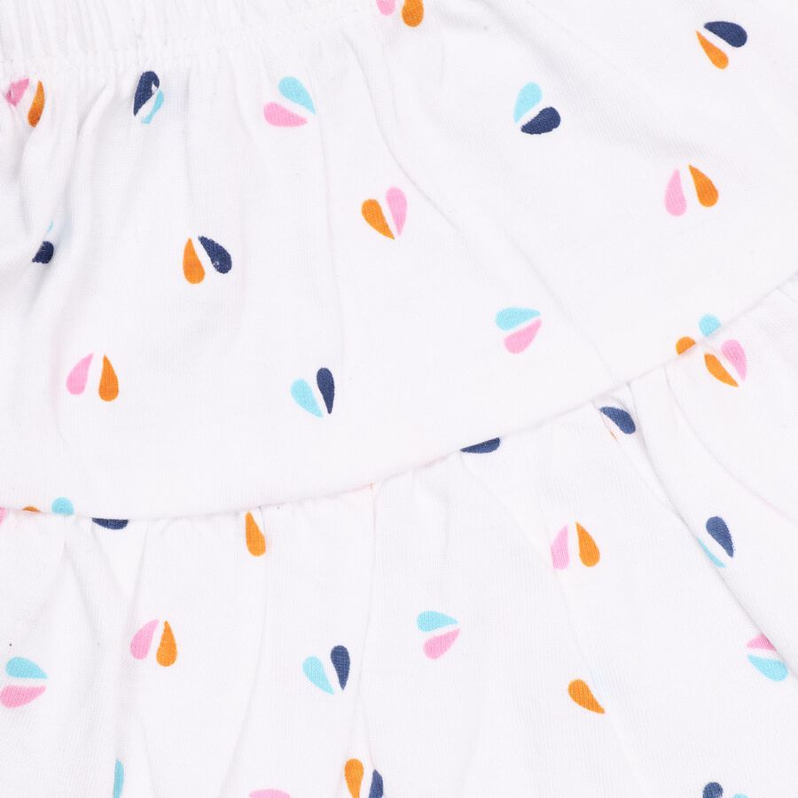 Infants' 100% Cotton Top Skirt , एक्वा, large image number null