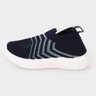 Boys' Navy Blue Slip-On Sneakers, नेवी ब्लू, small