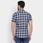 Men's 100% Cotton Casual Shirt, गहरा हरा, small