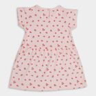 Infant Girls' 100% Cotton Frock, हल्का गुलाबी, small image number null