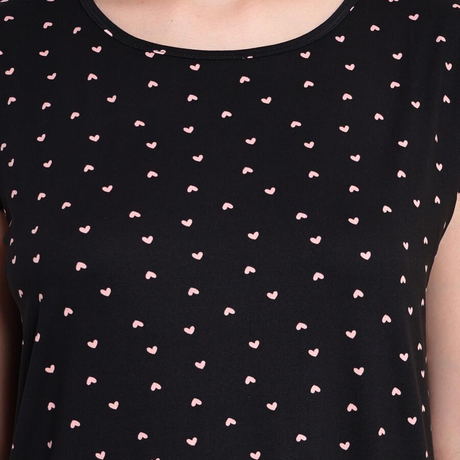 Ladies' Nighty , Black, large image number null