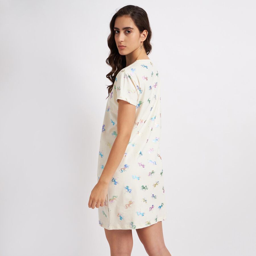 Cotton Nighty, Off White, large image number null