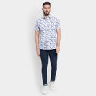 Men's 100% Cotton Casual Shirt , White, small image number null