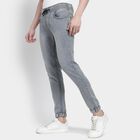Men's Slim Fit Jeans , हल्का ग्रे, small image number null