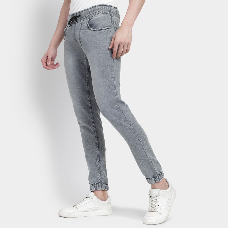 Men's Slim Fit Jeans , हल्का ग्रे, large image number null