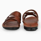 Men's Sandal, भूरा, small