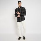 Men's 100% Cotton Casual Shirt , Black, small image number null