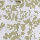 Boys' Muted Olive Green Cotton Half Sleeve Classic Collar Casual Shirt, ओलिव, small image number null