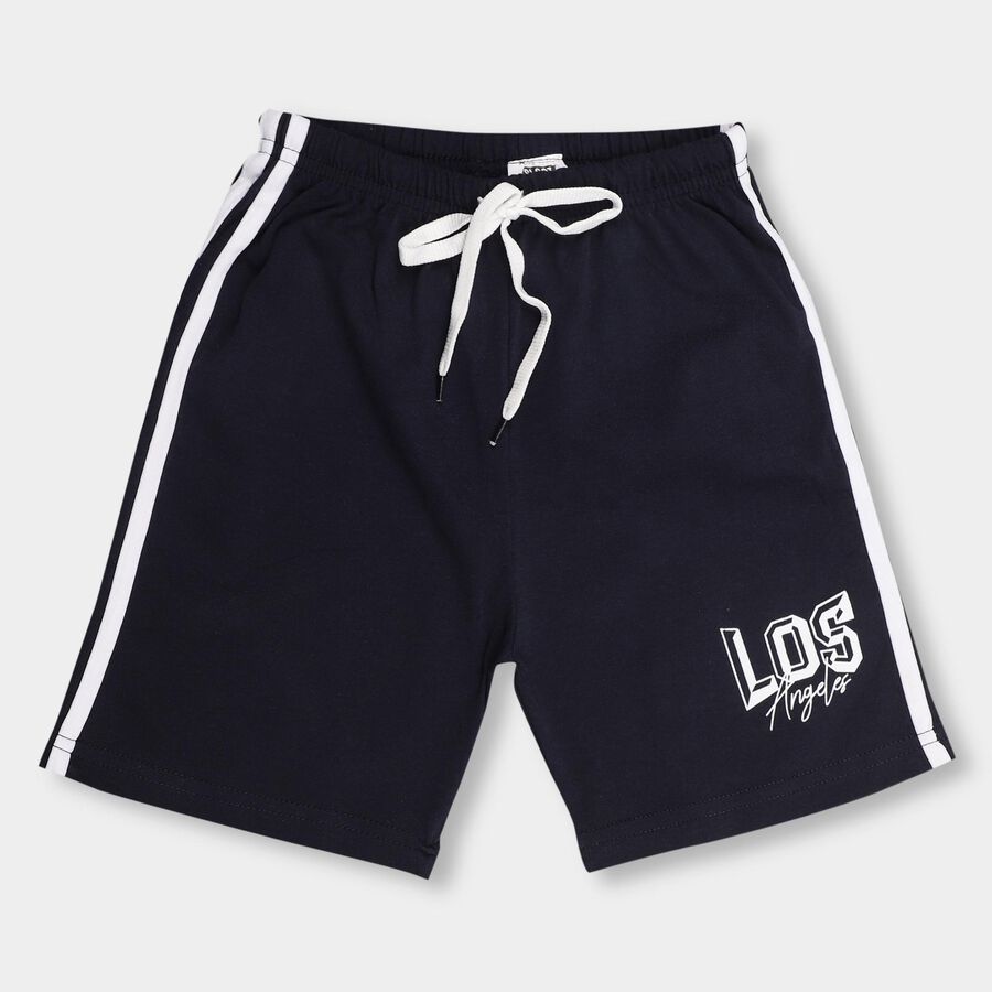 Boys' Basic Bermuda, Navy Blue, large image number null