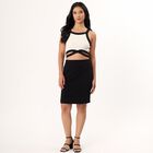 Women's Off-White Mock Neck Minimalist Top, Off White, small