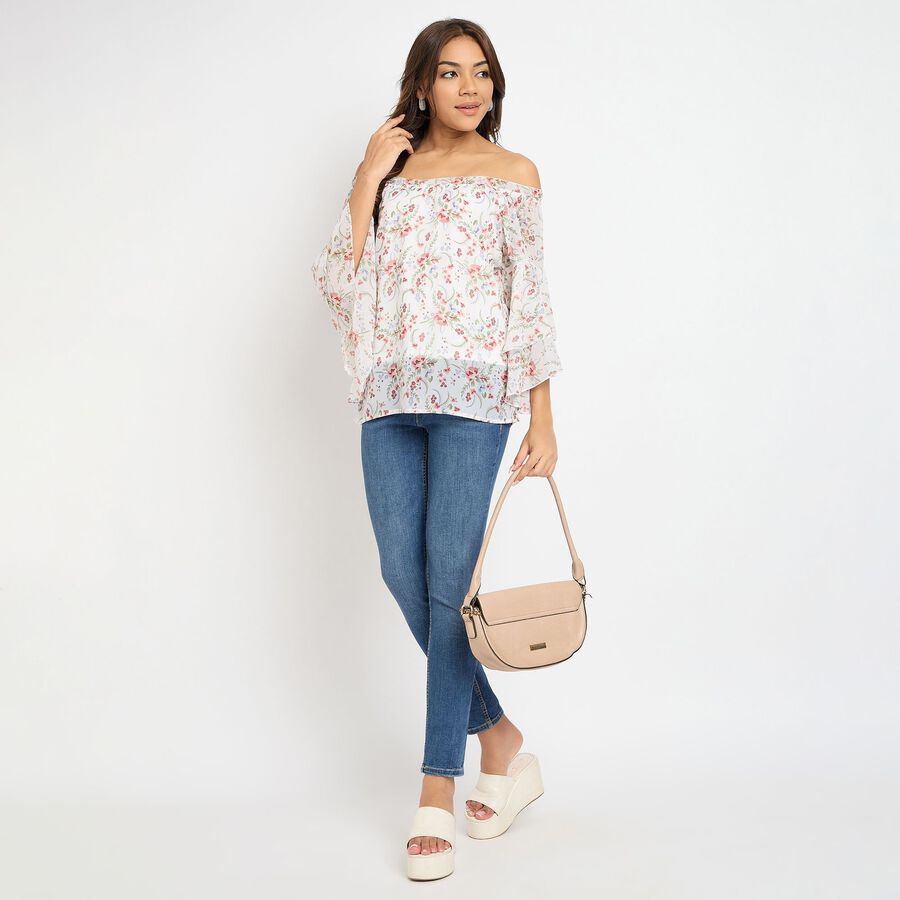 Ladies' Top, ऑफ व्हाइट, large image number null