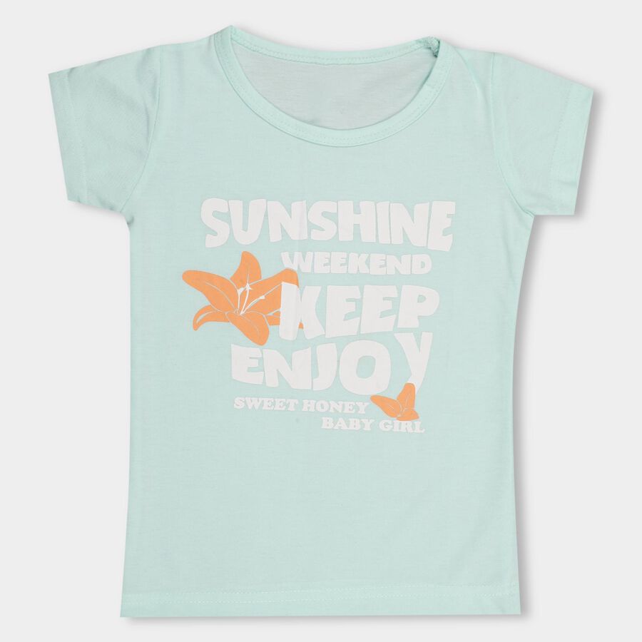 Girls' T-Shirt , Light Green, large image number null