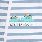 Infants' 100% Cotton Bodysuit, White, small image number null