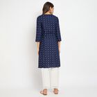 Ladies' Kurta, Navy Blue, small image number null
