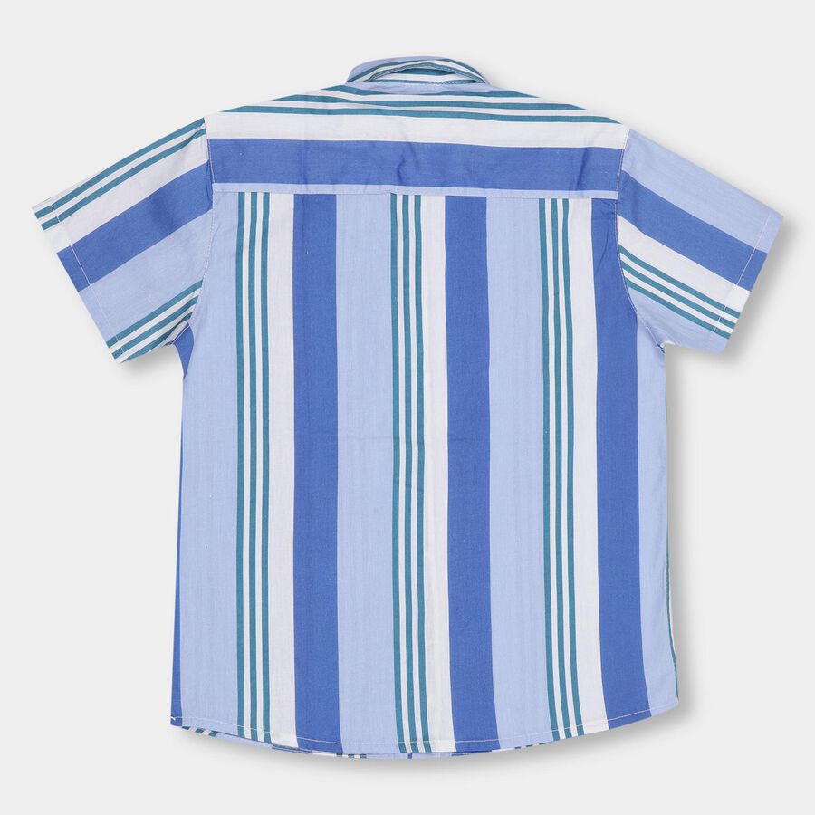 Boys' 100% Cotton Casual Shirt , Light Blue, large image number null