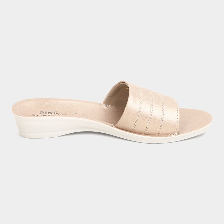 Womens Sandals, Golden, large image number null