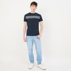 Men's Blue Straight Fit Classic Jeans, Light Blue, small