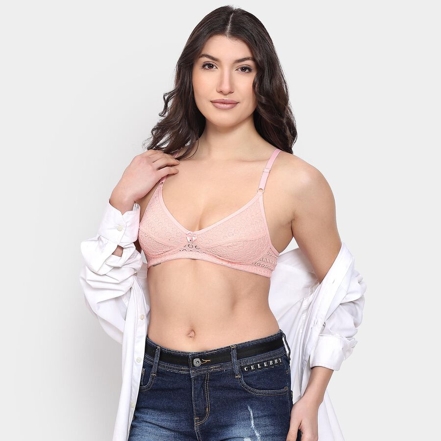 Ladies' Bra , Peach, large image number null