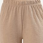Women's Muted Beige Skinny Fit Textured Harem Pants, गहरा पीला, small image number null