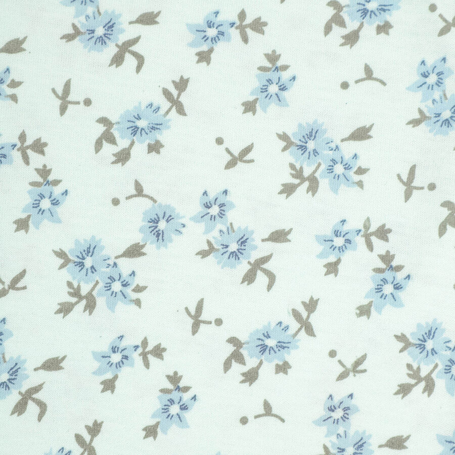 Girls All Over Print Capri, Light Blue, large image number null