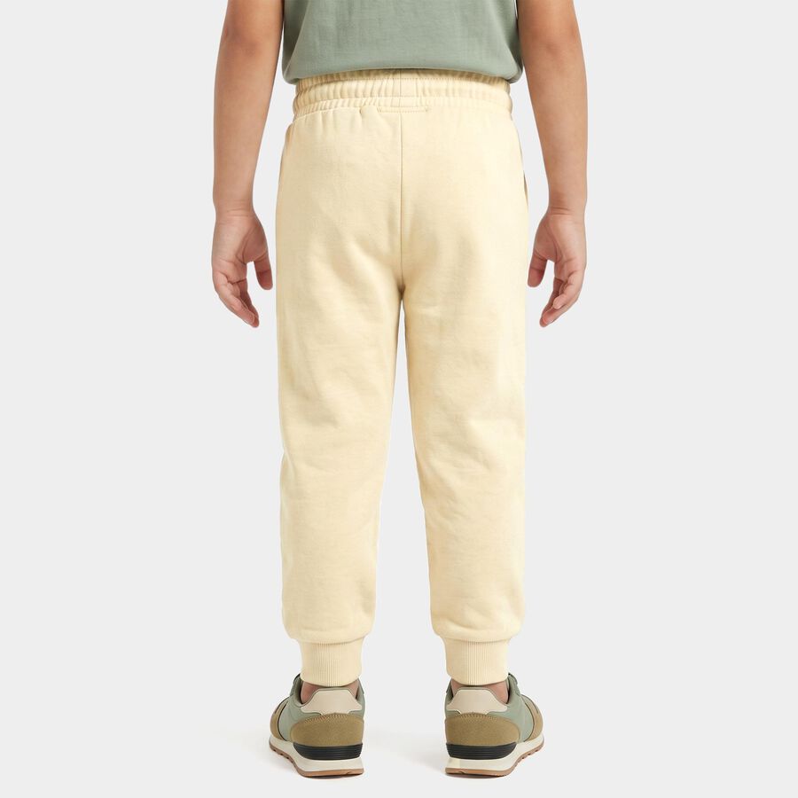 Boys Beige Jogger Fit Drawstring Pyjama, Beige, large