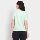 Ladies' 100% Cotton Round Neck T-Shirt, Neon Green, small image number null