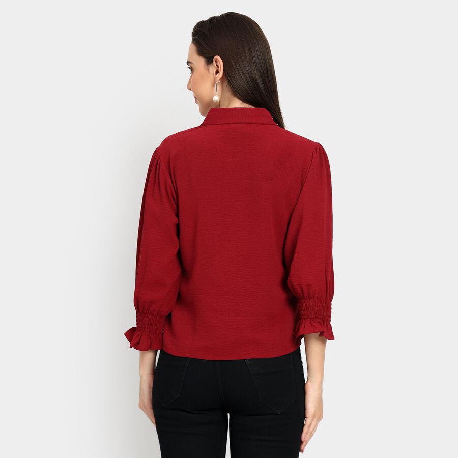 Ladies' Shirt, Maroon, large image number null