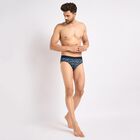 Men's 100% Cotton Brief, Navy Blue, small
