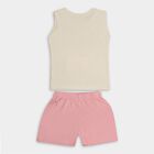Infant Girls' 100% Cotton Short Set , एक्रू मिश्रित, small image number null