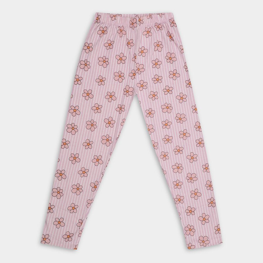 Girls' Pyjamas , हल्का गुलाबी, large image number null