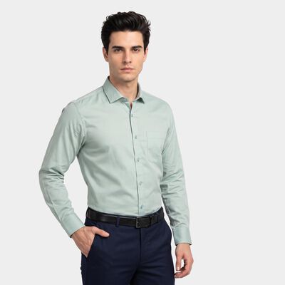 Men's Mint Green Formal Shirt