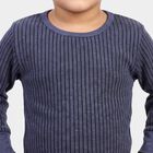 Boys' Mid Blue Long Sleeve Thermal, Mid Blue, small