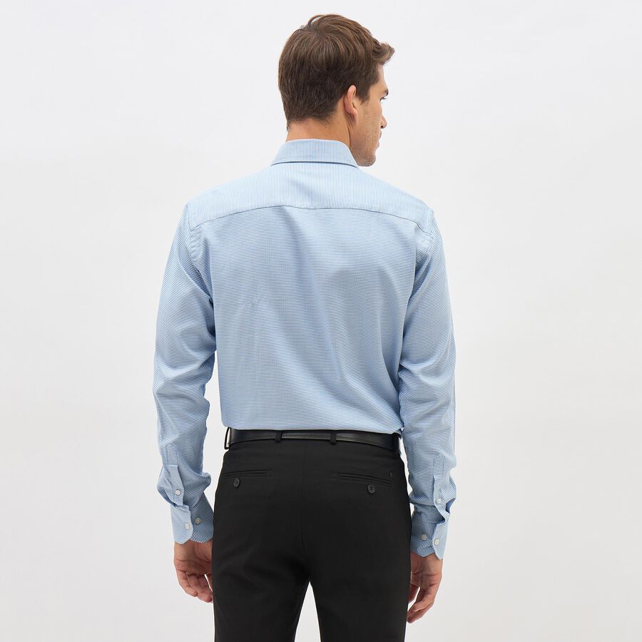Men's 100% Cotton Formal Shirt , Light Blue, large image number null