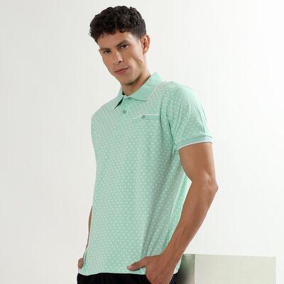 Men's 100% Cotton Collared Half Sleeves T-Shirt