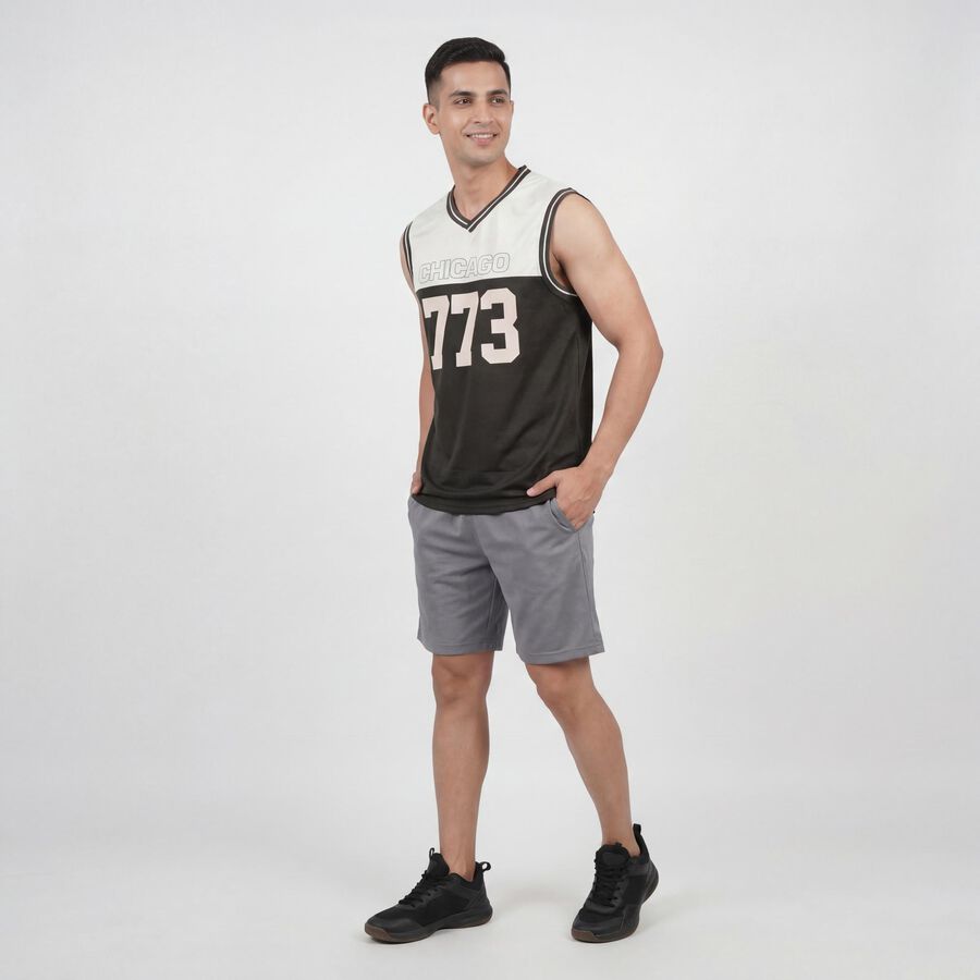 Men's Olive Crew Neck Casual T-Shirt, Olive, large