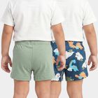 Boys Navy Blue Regular Fit Printed Briefs, नेवी ब्लू, small