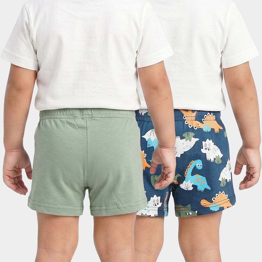 Boys Navy Blue Regular Fit Printed Briefs, नेवी ब्लू, large