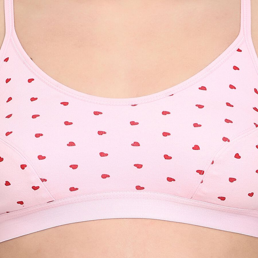 Ladies' Bra , Light Pink, large image number null