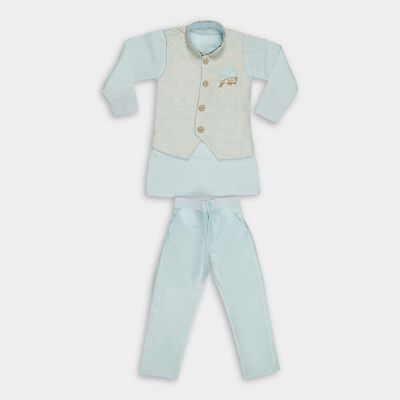 Boys' Mandarin Collar Kurta Pyjama