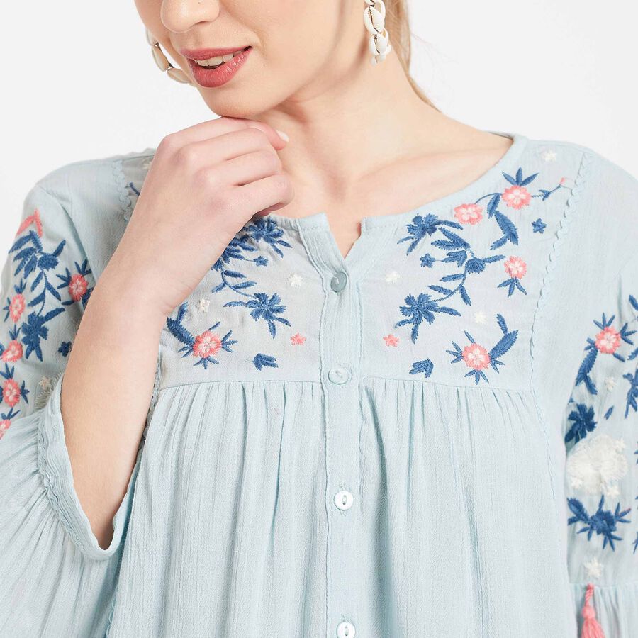 All Over Print Shirt, Aqua, large image number null