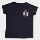 Girls' T-Shirt , Navy Blue, small image number null