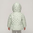 Infants Light Green Hooded Casual Jacket, हल्का हरा, small image number null