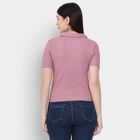 Ladies' Polo T-Shirt, Pink, small