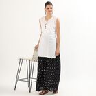 Women's Black Printed Straight Fit Lehenga Skirt , Black, small image number null