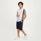Boys' Half Sleeves T-Shirt, लाइलेक, small image number null