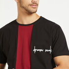 Cotton Cut & Sew Round Neck T-Shirt, Black, small image number null