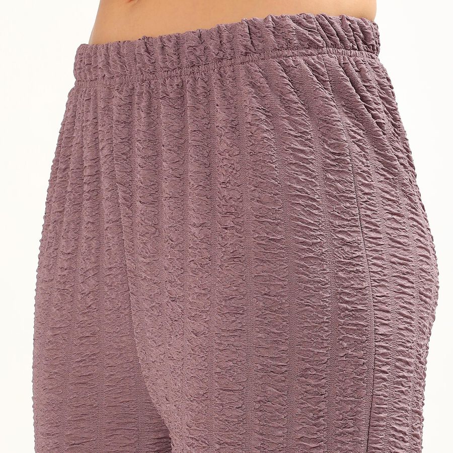 Women's Lilac Relaxed Fit Harem Pants, लाइलेक, large