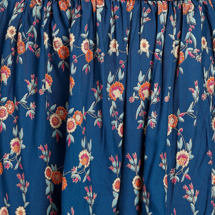 Ladies' Lehenga Skirt, टील ब्लू, large image number null